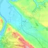 Carte topographique Moab, carte du relief, carte des altitudes