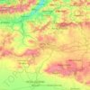 Carte topographique Bordj Bou Arreridj, altitude, relief