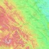 Carte topographique Suceava, altitude, relief