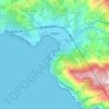 Carte topographique Sapri, carte du relief, carte des altitudes