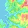 Carte topographique Miño, carte du relief, carte des altitudes