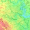 Carte topographique Waterloo, carte du relief, carte des altitudes