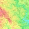 Carte topographique Kitchener, carte du relief, carte des altitudes