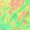 Carte topographique Guilin, carte du relief, carte des altitudes