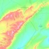 Carte topographique Ouled Rechache, carte du relief, carte des altitudes