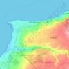 Carte topographique Aïn Benian, carte du relief, carte des altitudes