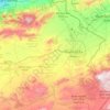 Carte topographique Préfecture d'Oujda-Angad, carte du relief, carte des altitudes