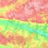 Carte topographique Plumelec, altitude, relief