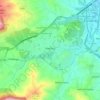 Carte topographique Avellino, carte du relief, carte des altitudes