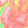 Carte topographique 马树镇, carte du relief, carte des altitudes