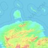 Carte topographique Falcón, carte du relief, carte des altitudes