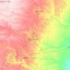 Carte topographique Bounoura, altitude, relief