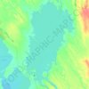 Carte topographique Churchill Lake, altitude, relief