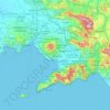 Carte topographique NA, carte du relief, carte des altitudes