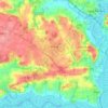 Carte topographique Allaire, altitude, relief