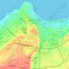 Carte topographique El Jadida, carte du relief, carte des altitudes