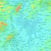 Carte topographique Lac Poyang, carte du relief, carte des altitudes