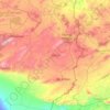 Carte topographique Tébessa, carte du relief, carte des altitudes