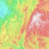 Carte topographique Parcul Național Semenic-Cheile Carașului, altitude, relief