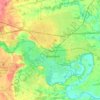 Carte topographique Brantford, carte du relief, carte des altitudes