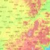 Carte topographique 松花江, carte du relief, carte des altitudes