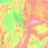 Carte topographique Wasatch Range, carte du relief, carte des altitudes